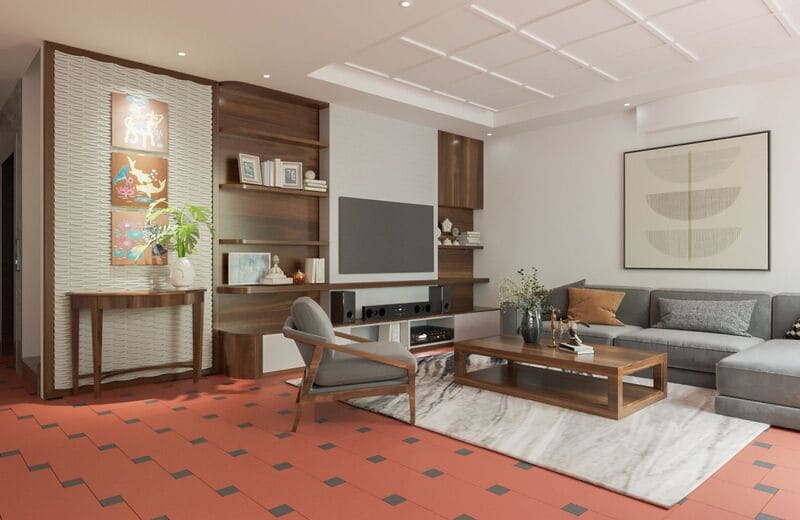 Nội thất biệt thự liền kề 4 tầng Mỹ Tho – Tiền Giang