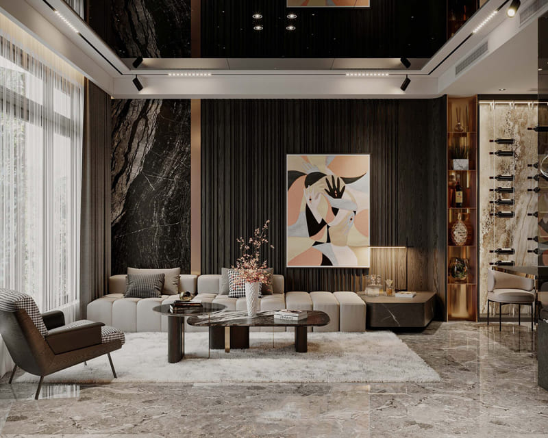 Thiết kế nội thất biệt thự liền kề Khu dân cư Green Park Estate